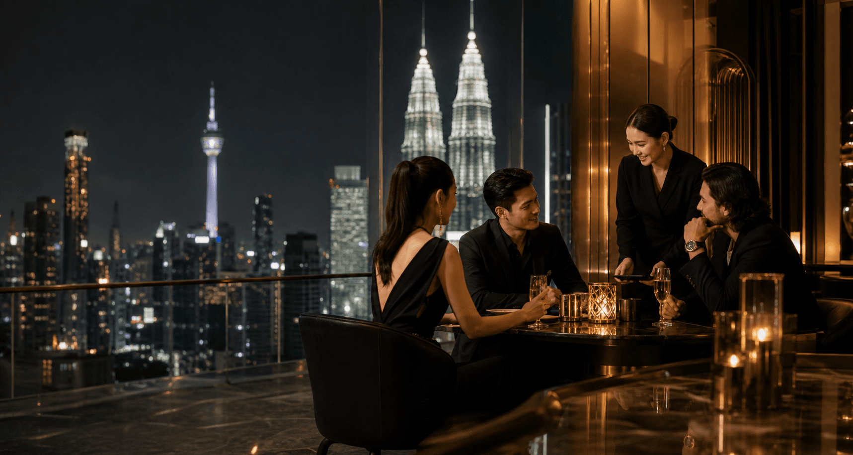 Premium nightlife business conversation in Kuala Lumpur